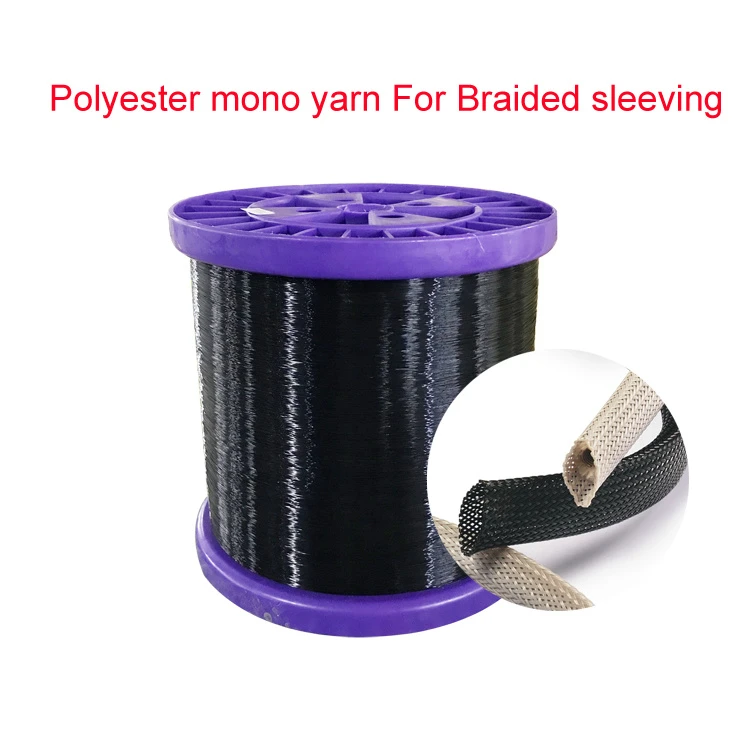 Flammhemmendes Polyester-Monofilamentgarn für geflochtene Schläuche